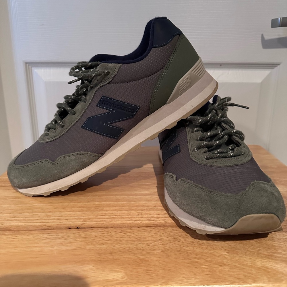 New Balance 515 Men’s Size 14 Green/Blue Ripstop Shoes EUC